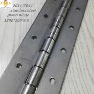 Dostosowany długi zawias 201#304#grubość 3.0 Stalnierdzewna Grubość zawias fortepianowych