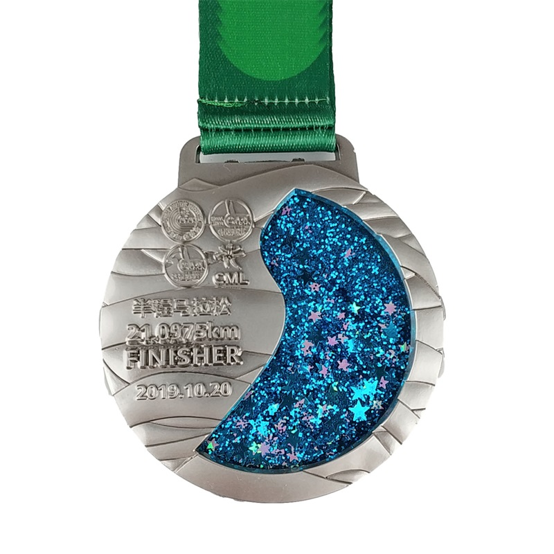 Niestandardowe medale maratonu cynk stop casting rasa medal zabawa medalu Run Medal