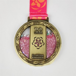Niestandardowe medale maratonu cynk stop casting rasa medal zabawa medalu Run Medal