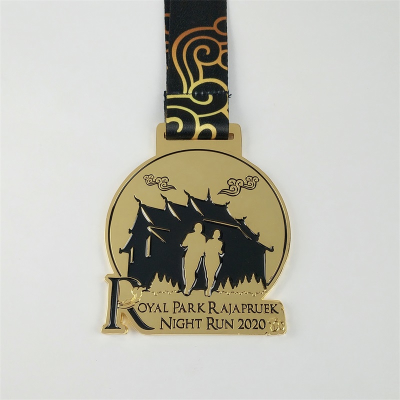 Champion League Medal 3D Gold Metal Award Marathon Running Sport Medal