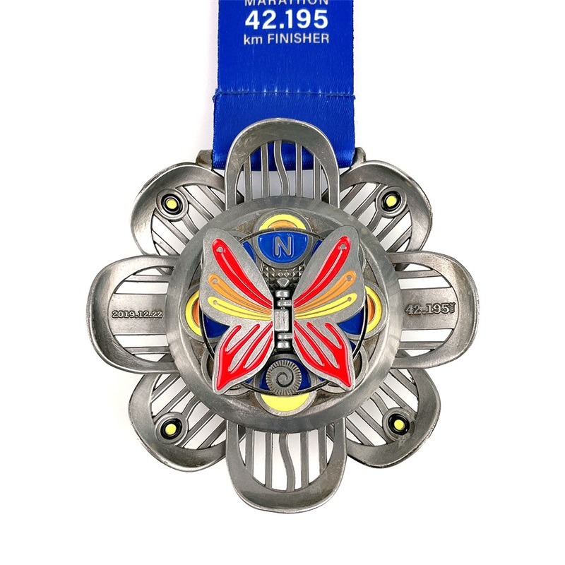Specjalny designniestandardowy metal grawerowany tani sport medalu szkliwa