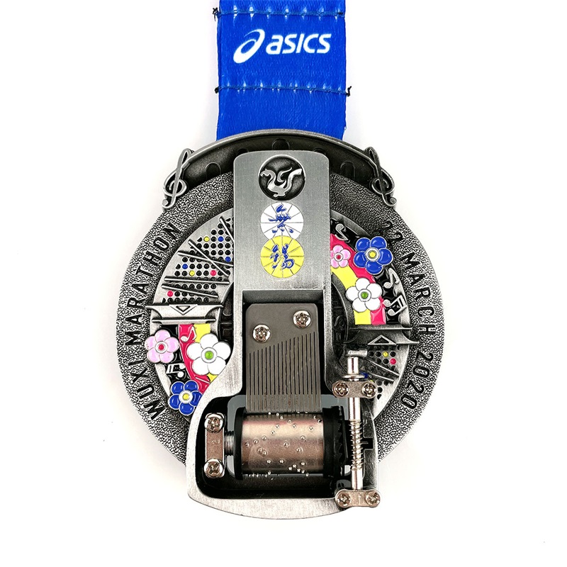 Specjalny designniestandardowy metal grawerowany tani sport medalu szkliwa