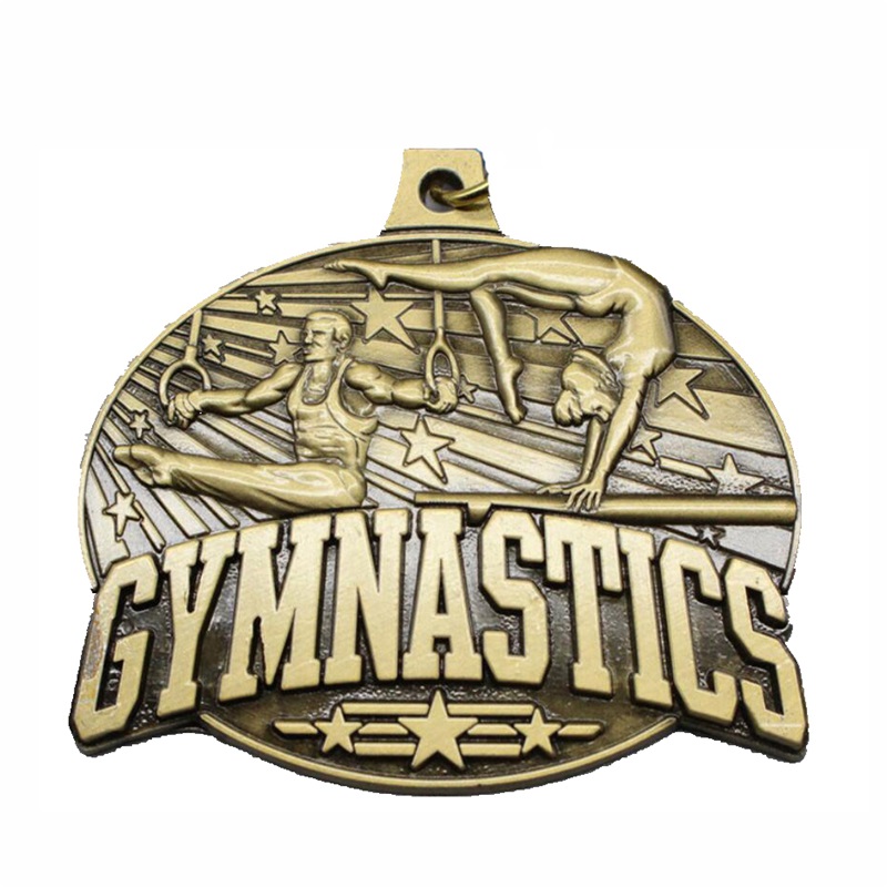 Medal odlewu metalowego metalowego metalowego dla gimnastyki rytmicznej