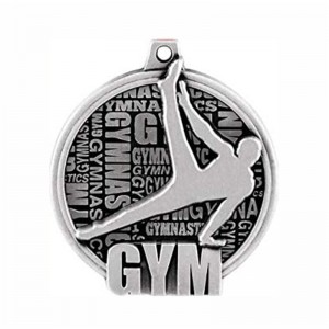 Medal odlewu metalowego metalowego metalowego dla gimnastyki rytmicznej