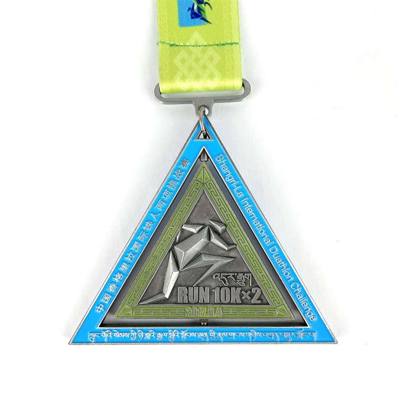 Gag Custom Metal grawerowany fajny sport Medal Medal Triathlon Medals 3D Spinning Medal Medal Maraton
