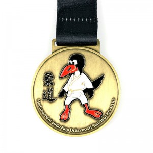 Race Medal Design for Chinese Kungfu Złoty Medalion Pendant Medal