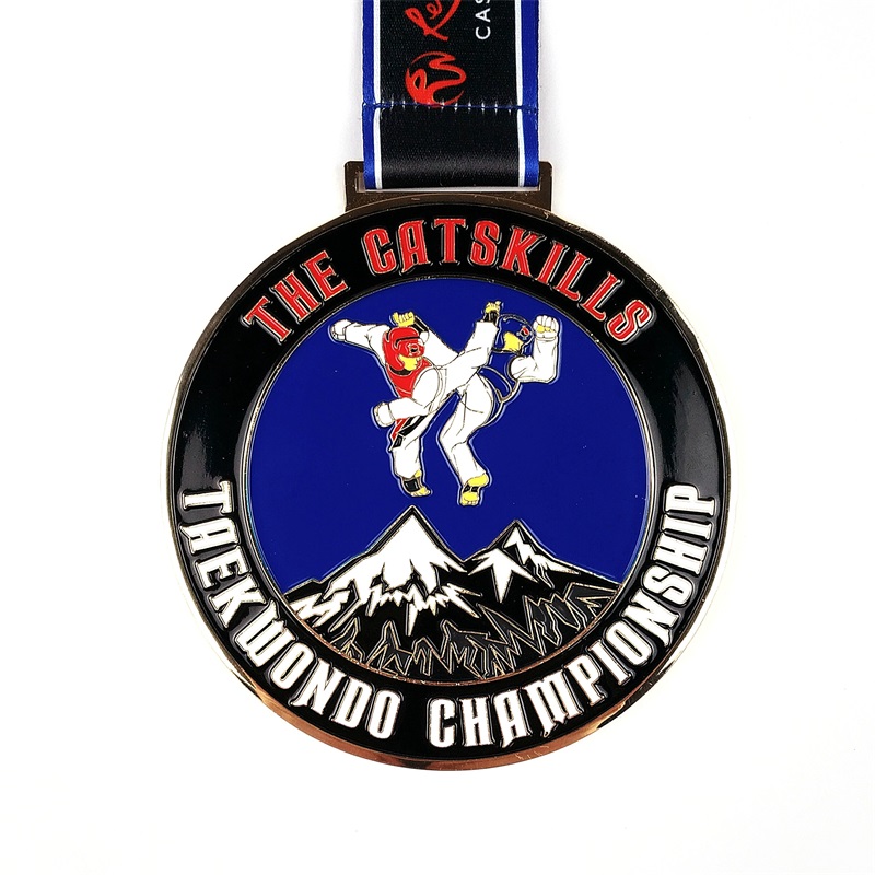 Niestandardowy logo metalowy metal sportowy dla hurtowników Kungfu Boks Medale wyścigowe