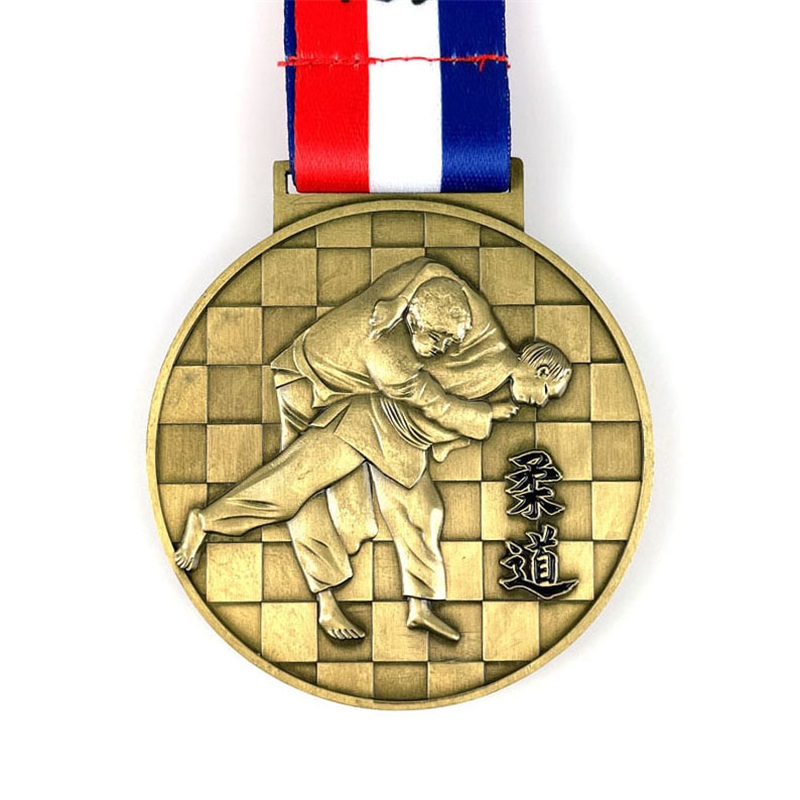 Castee metalowe medale kungfu złoty medal Medalla de kung fu