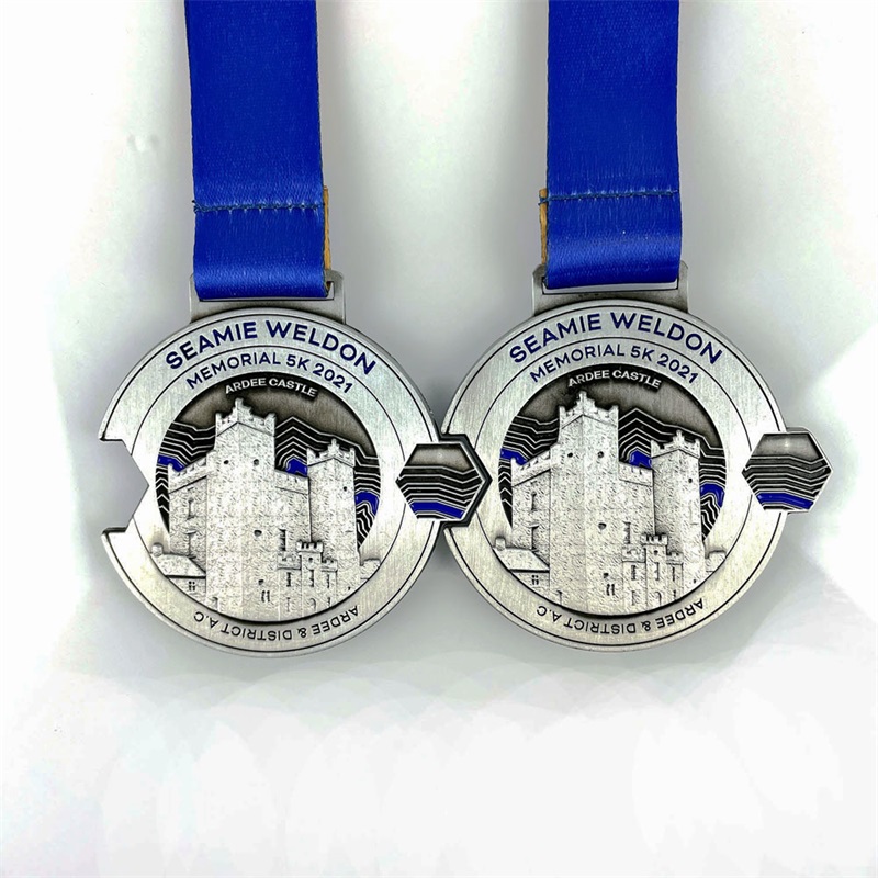 Design ręczne sportowe metalowe medale Antique Splated Medal Mistrzów Liga