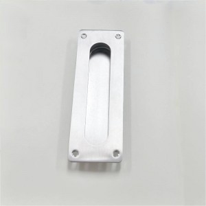 7,09 cali wpuszczone palence palencze do drzwi szafy do kieszeni, przesuwana klamka stodoły, szczotkowana stalnierdzewna prostokątne drzwi ciągnięte sprzęt