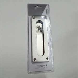 7,09 cali wpuszczone palence palencze do drzwi szafy do kieszeni, przesuwana klamka stodoły, szczotkowana stalnierdzewna prostokątne drzwi ciągnięte sprzęt