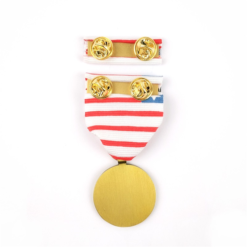 Soft Enamel Custom Pin Badges Award Honor Medal Królewska broszka