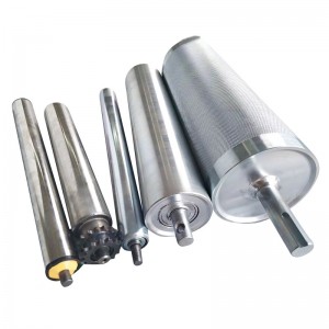 Wałek elektryczny Wbudowany silnik AC 220V 380V DC 24V 48V STALICE STEL STEL Roleta Power Guma Roller