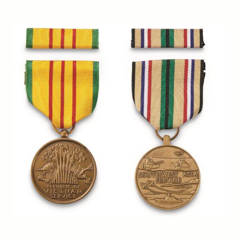 Gag hurtowa konkurencyjnanagroda Custom Medalion US Honor Medal Honor z Stripe Short Ribbon Bar