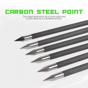 Elongarrow 119612-06 16 cm śrub strzałek węglowych do polowaniana zewnątrz
