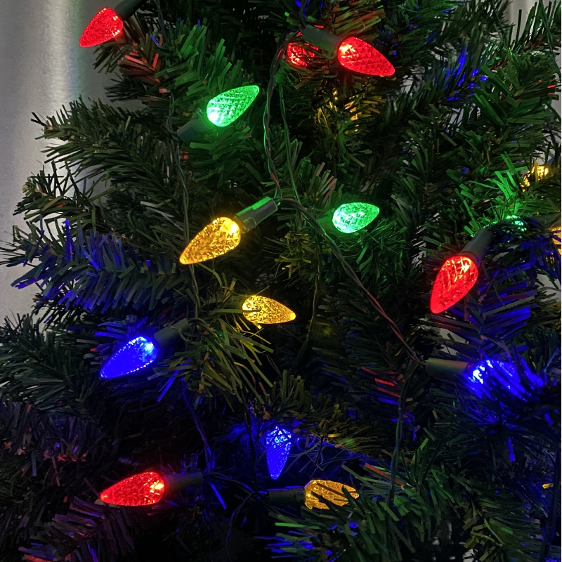 Smart C9 Strawberry Christmas Light Zestaw Wodoodporne LED RGB kolorowy świąteczny sznurek