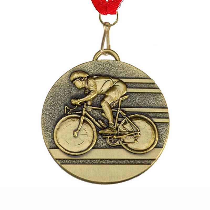 Custom Design Award Trophies Challenge Metal Medal Cycling Medale dla dzieci