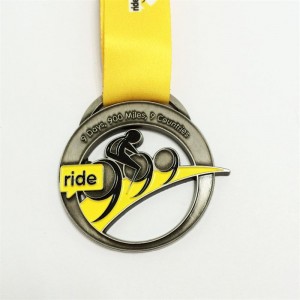 Sport Medal Factory Metal Medals Medale Niestandardowe 3D Medale rowerowe