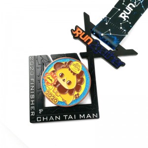 Gag hurtoweniestandardowe logo projektowanie stopu metalowego maratonu maraton sportowy honorowy medal