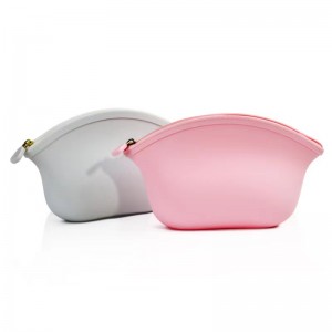 Zakupy Party zamek błyskawiczne Candy Color Ladies Silikonowa torebka kosmetyczna torebka kosmetyczna