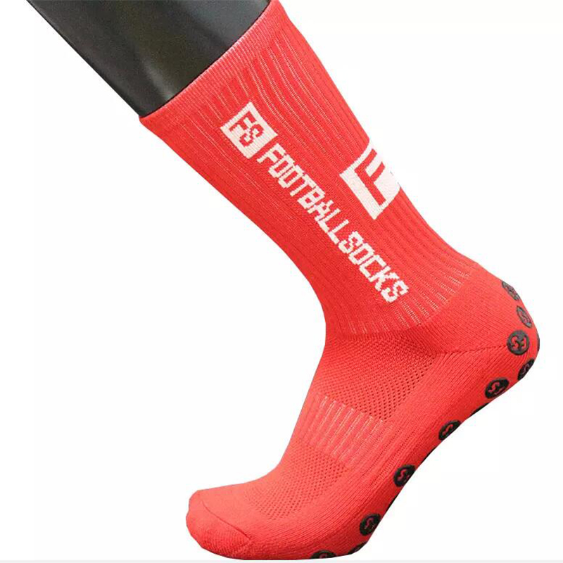 Wysokiej jakości sportowe skarpetki załogi Custom Grip Anti Slip Soccer Football Socks