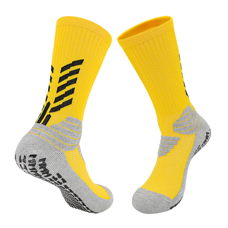 Factory Custom Sport Socks Anti Slip Football Socks zniestandardowymi logo sportowymi skarpetami piłkarskimi