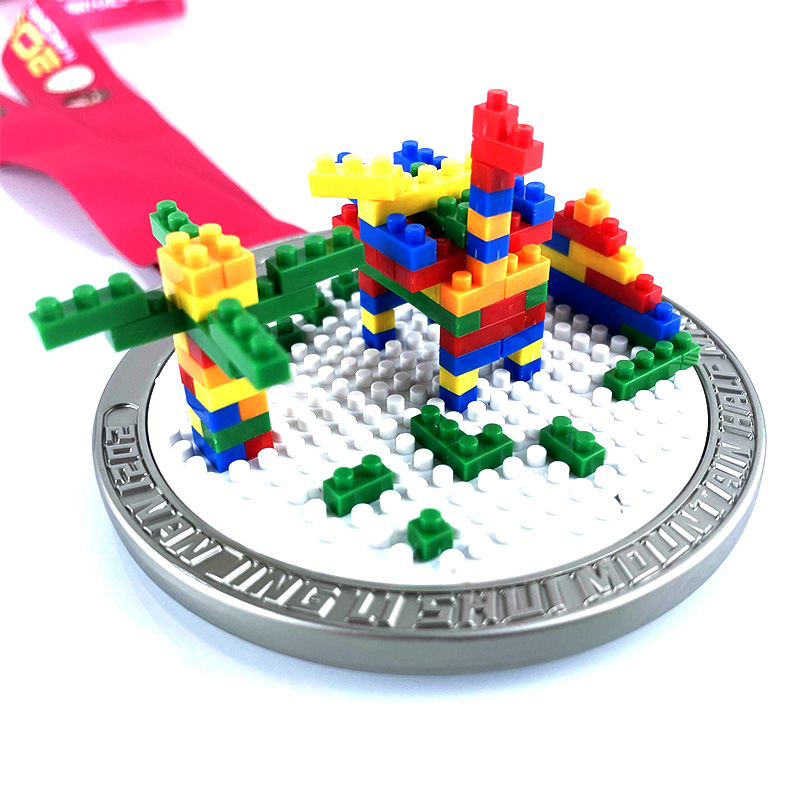 Niestandardowy metalowy wieszak Lego Medal Medalon Custom Medal