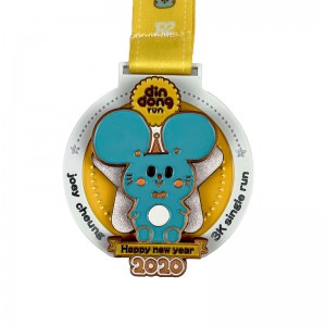 Medal castingowy stopu cynku 18 -krotnie złota medal Medallion Medal UV Print