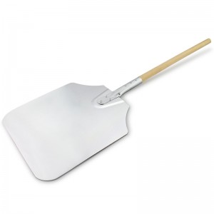 Drewniany uchwyt 12nch/14inch/16inch aluminiowy pizza peel pizza pizza pizza pizda wiosła pizzy
