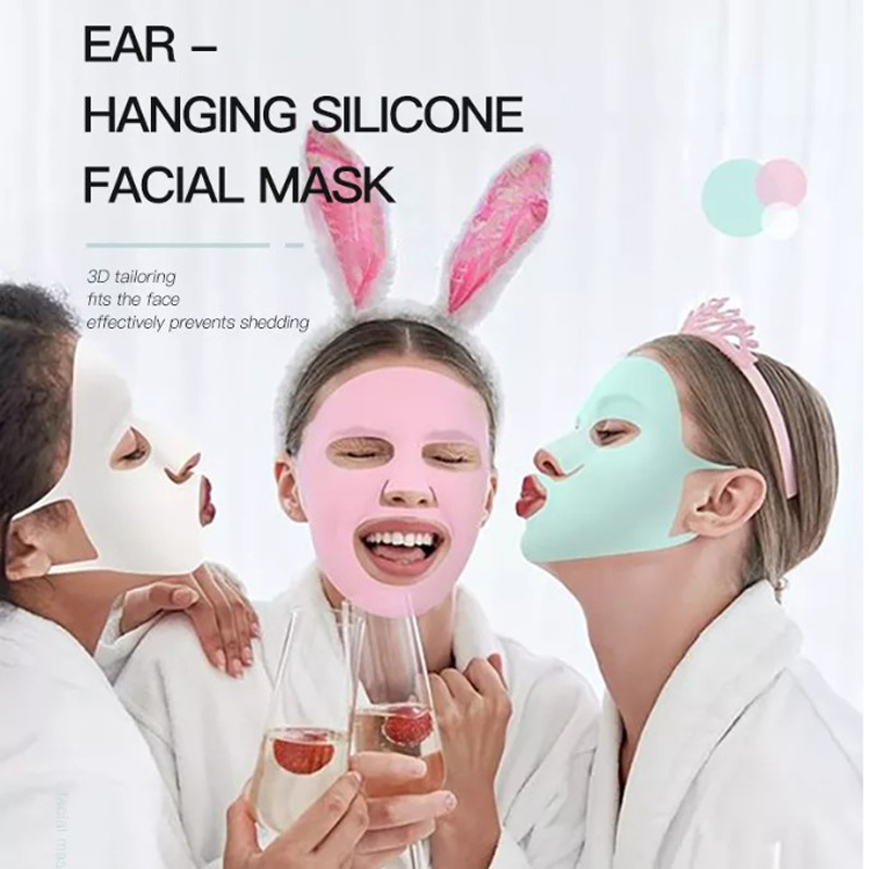 Wielokrotnego użytku maska ​​silikonowa maska ​​silikonowa maska ​​skóry wielokrotnego użytkunawilżająca maska ​​silikonowa maska ​​anty-ewapora