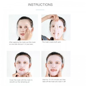 Wielokrotnego użytku maska ​​silikonowa maska ​​silikonowa maska ​​skóry wielokrotnego użytkunawilżająca maska ​​silikonowa maska ​​anty-ewapora