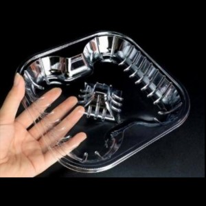 Szarpana taca owocowa bez pokrywki 190*190*25 mm HGF-4A (85)