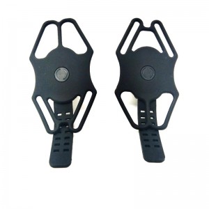 Uchwyt telefonu silikonowego roweru, [360 ° rotacyjny odpornyna wstrząsy] uchwytna telefon rowerowy, uniwersalny silikonowy uchwytna motocykl, kompatybilny z iPhone\'em 14 13 12 11 Pro Max,