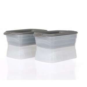 Duże lodowe formy, cylindryczne przedzia