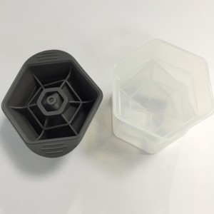 Formy lodowe silikonowe wielokrotnego użytku i bez BPA Forma lodowcowe/doskonałe do whisky, koktajli, kawy, sody, dużych lodowych form z lodem lodowym