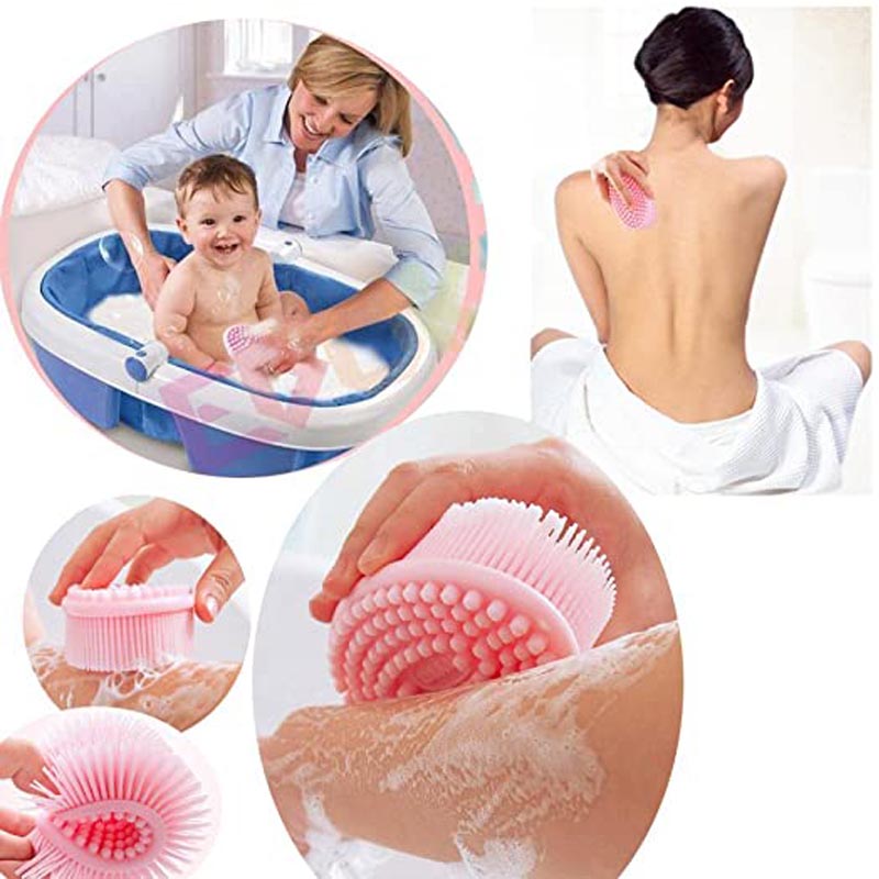 Silikonowy płuczka do ciała loofah złuszczająca się do kąpieli pędzla bluzka loofah dla wrażliwych dzieci kobiety mężczyźni wszyscy skóra