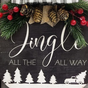 Dekoracyjny domek śpiewa sztuki ścienne wydrukowane domowe dekoracja drewniana tablica