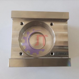 X187B621H01 x182a995H02 M701C Patrz M604 Dolne Przewodniki Blok Dies z 2-D6,0 mm otworami&2-M4 Tap dla pokrywy M604 (J) L=104/96.6mm W=60/54mm H=47/15mm