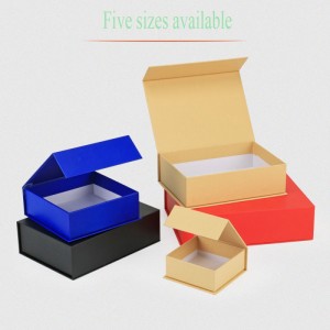 Niestandardowe kolorowe pudełko prezentowe