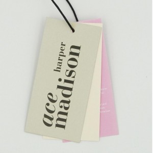 Drukowanieniestandardowe Hangtag