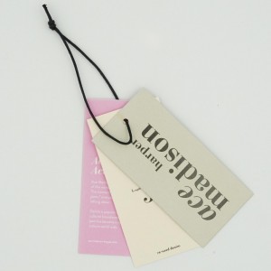 Drukowanieniestandardowe Hangtag