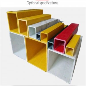 Kwadratowa rurka pultrudowana FRP