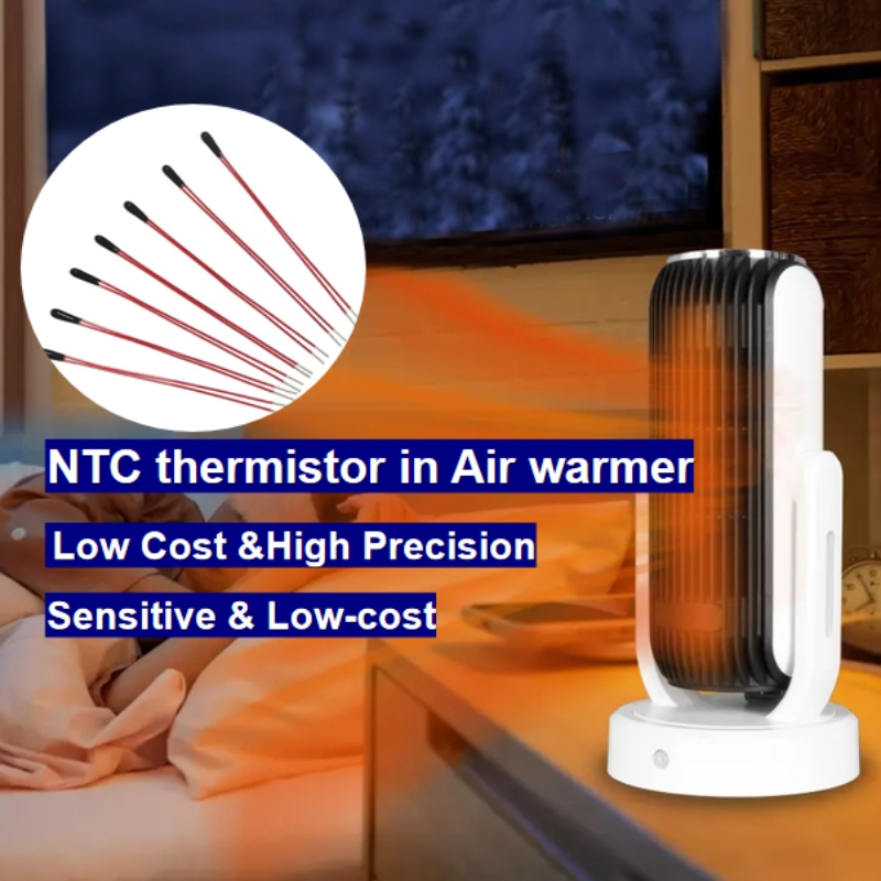 Czujnik temperatury NTC w cieplejszym powietrzu podgrzewacza powietrza