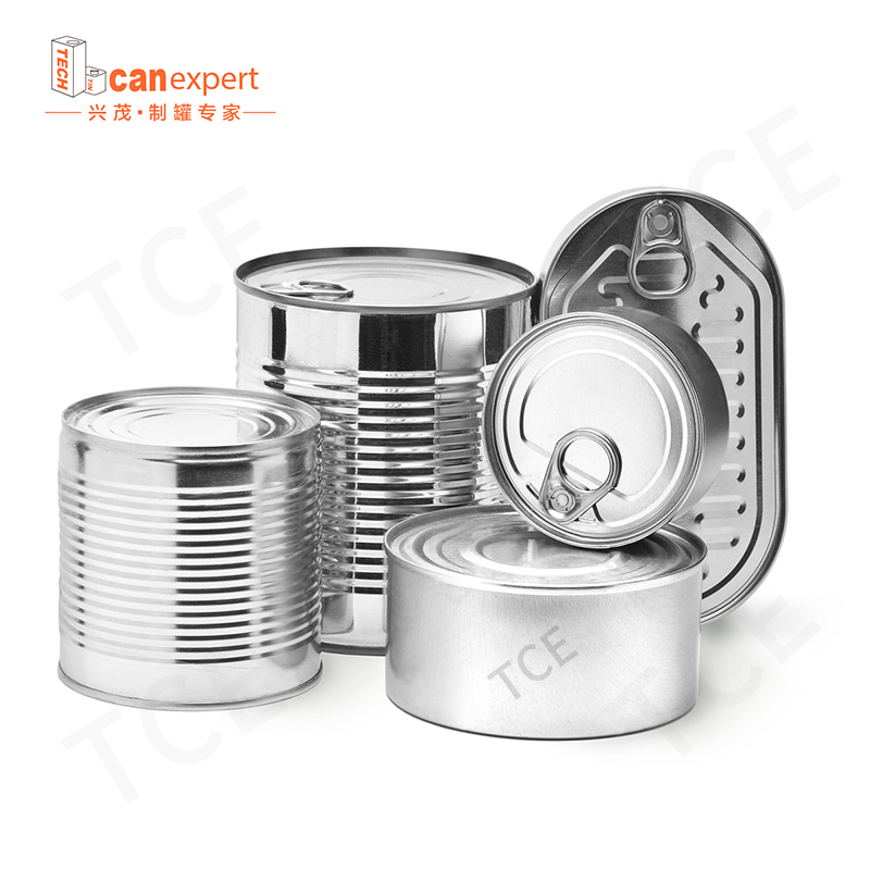 Sprzedaż hurtowa Niestandardowe małe żywność Bezpieczne metalowe metalowe puszki do opakowania pojemnika pojemnika z pokrywką z pokrywką