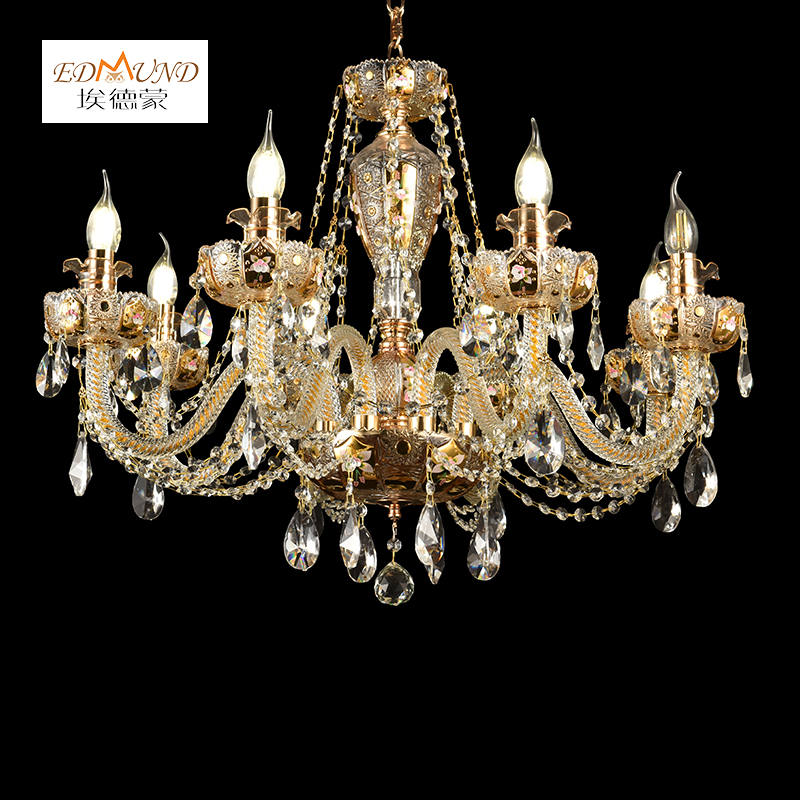 1312-8 Modern Crystal Chandelier Luksusowy dekoracja