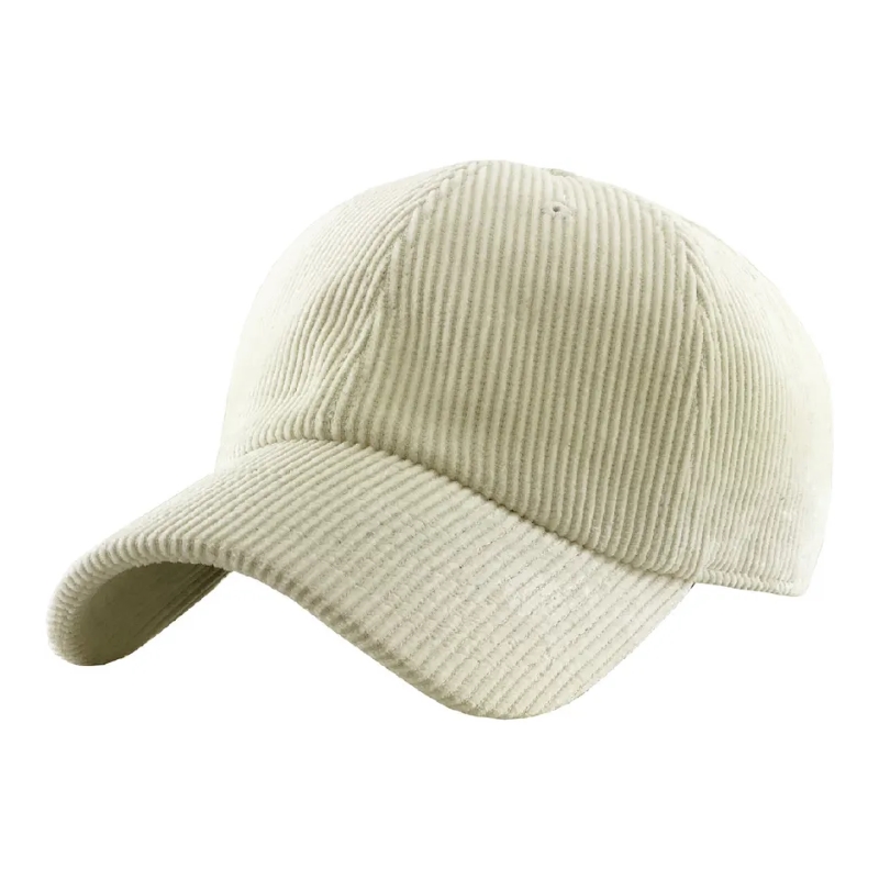 Corduroy Baseball Cap 6 Panel puste tata cap sport zimowy haft haftowy