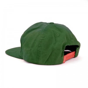 Corduroy 5 panelu haftowe logo czapkinieustrukturyzowane czapki snapback luzem