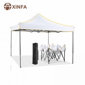 10x 10 Pop -Up Canopy Namiot komercyjny instant Gazebo Waterproof Waterproofnentna imprezyna kemping biały