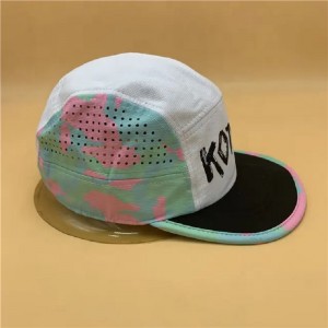 płaska brzeg sportowa czapka laserowa czapka oddychana oddychananylonowa płaska czapka dry-fit snapback czapka