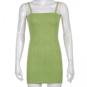 Modna odzież szydełka bawełniana letnia damska sukienka Sweter